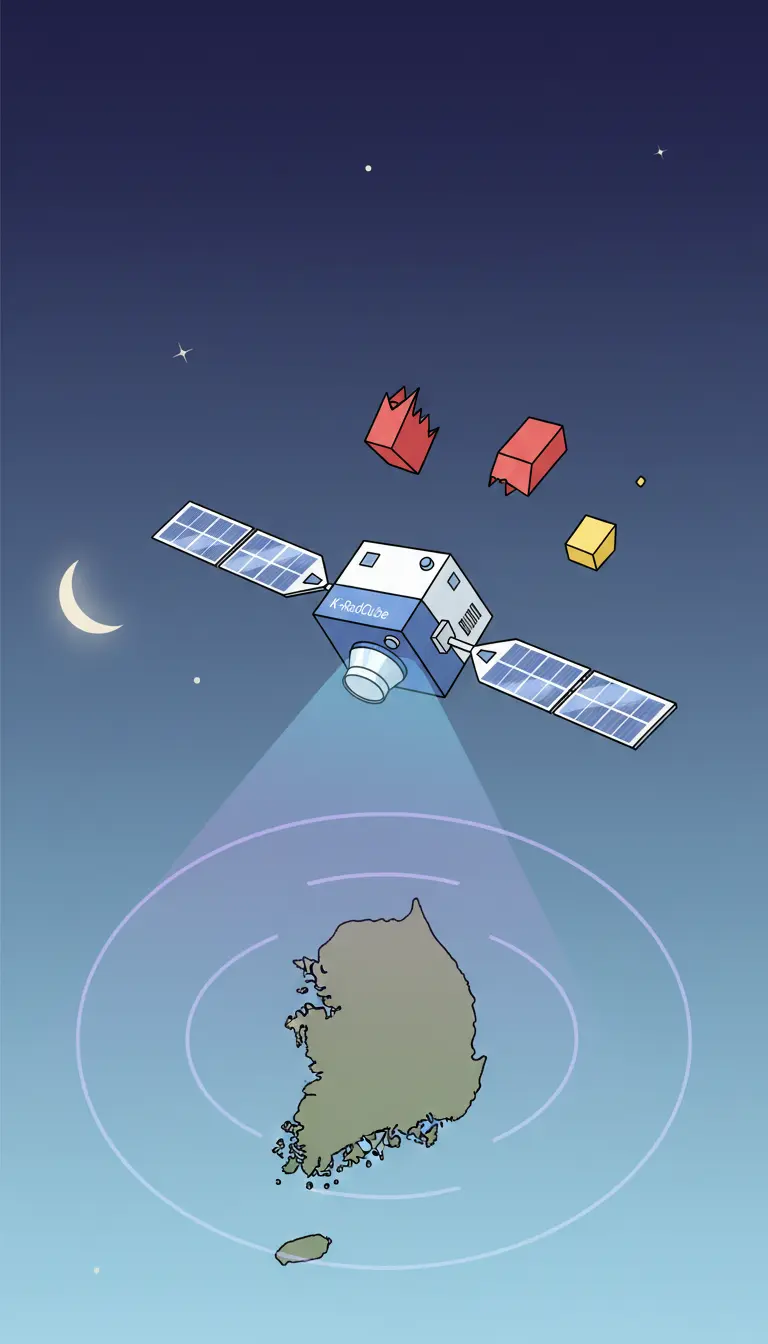 A Small Satellite's Big Mission: Korea's K-RadCube to Tackle Space Radiation