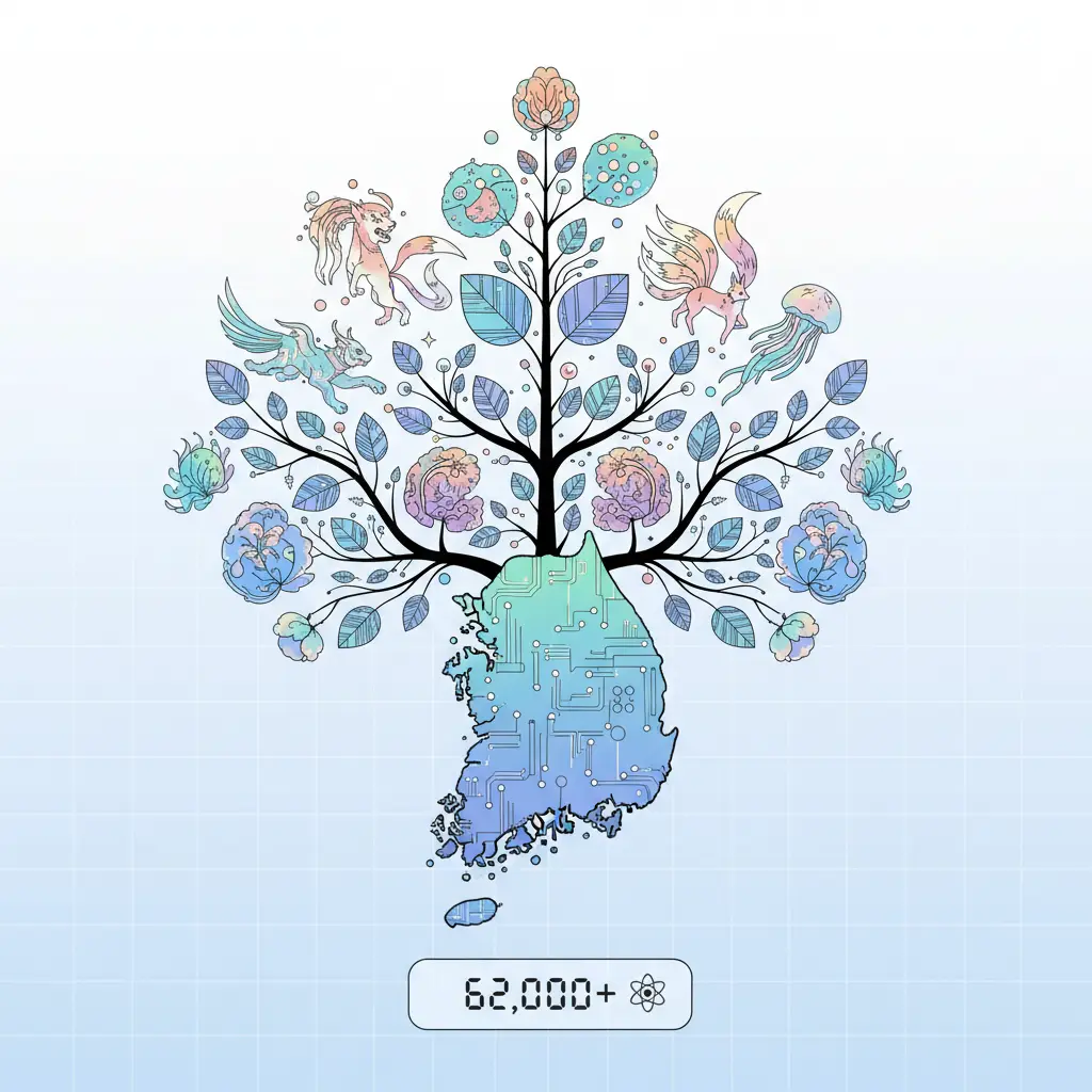 Korea's Biological Wealth: Official Species Count Surpasses 62,000!