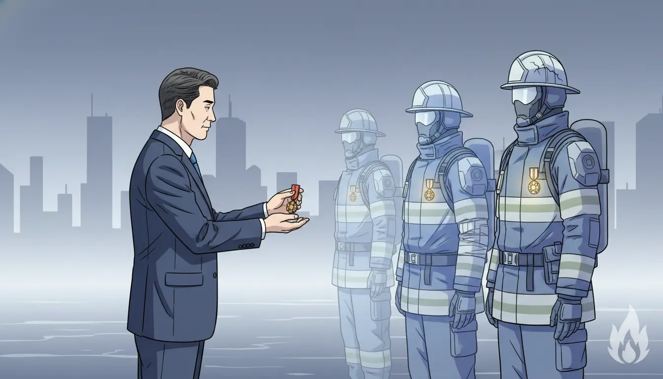 Heroes of Wando Fire: PM Kim Min-seok Awards Posthumous Medals to Fallen Firefighters