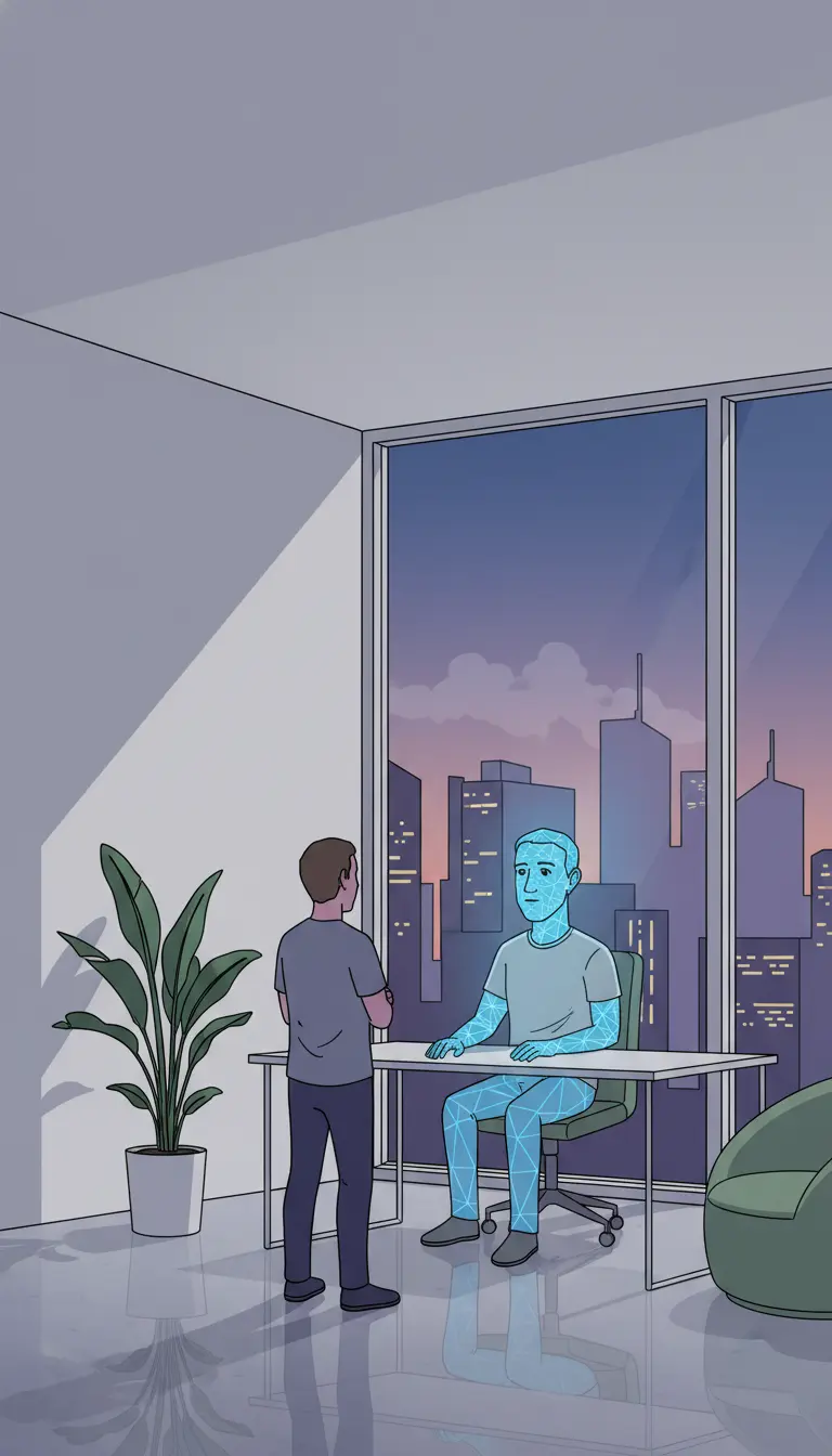 A Digital Clone in the Corner Office: Meta Developing 'AI Mark Zuckerberg'