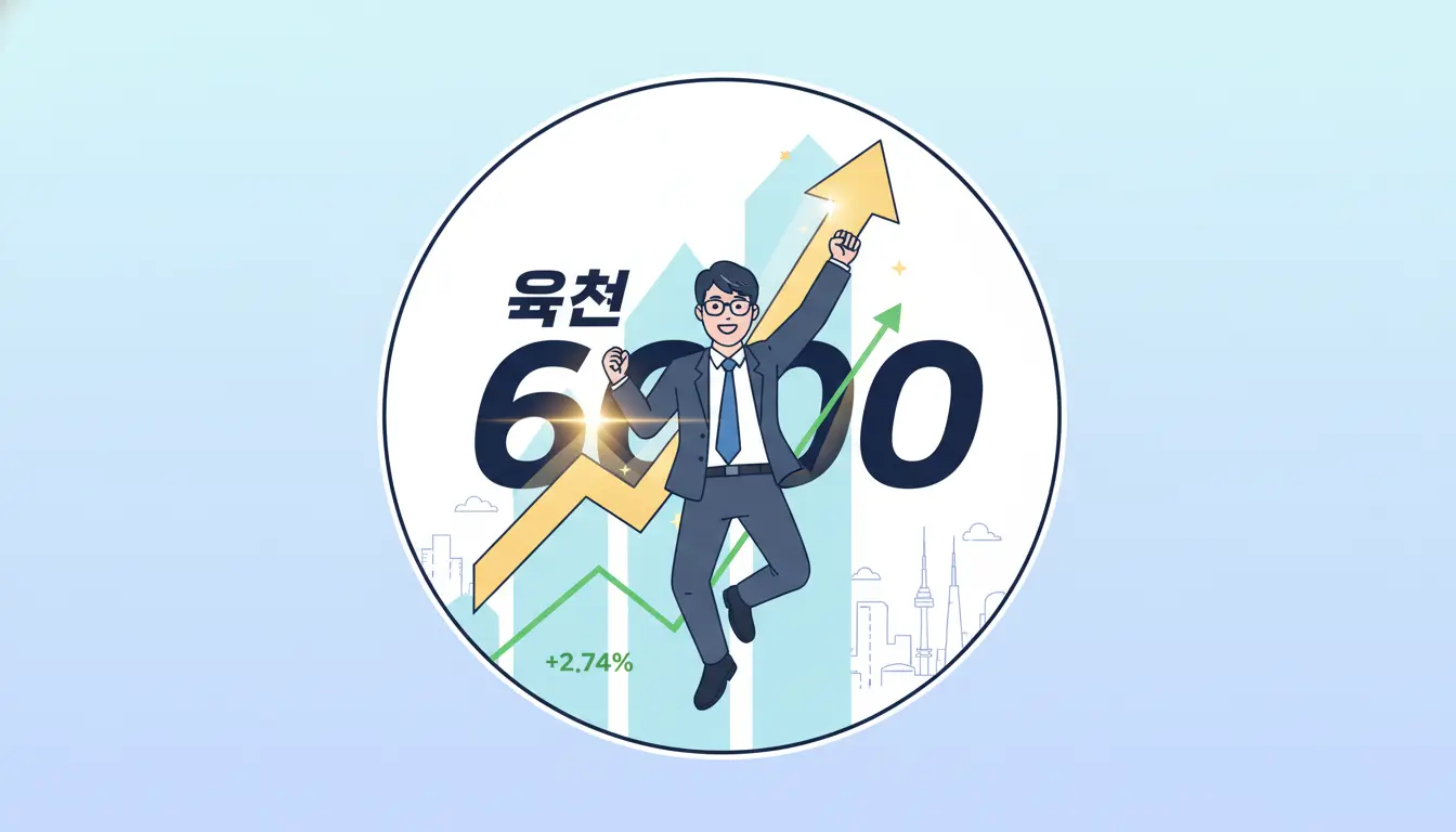 Seoul Stocks Near 6,000 Milestone! Market Surges 2.74% as Middle East Tensions Ease
