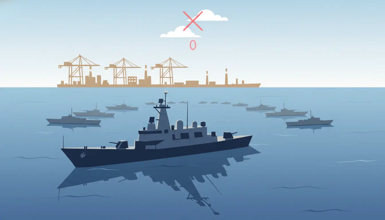 U.S. Naval Blockade Suffocates Iranian Ports: Zero Ships Pass in First 24 Hours