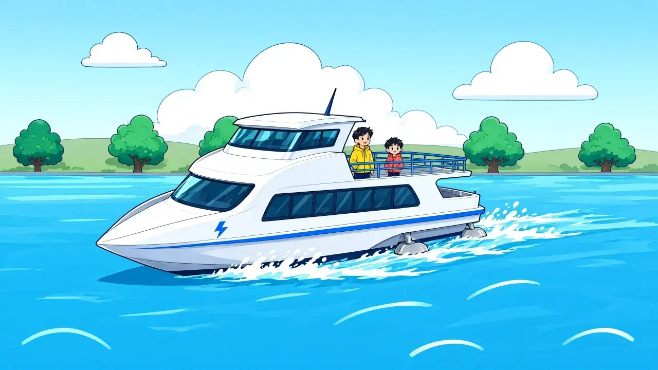 Electric Ferries That Glide Above the Water: A New Option for Urban Water Transit?