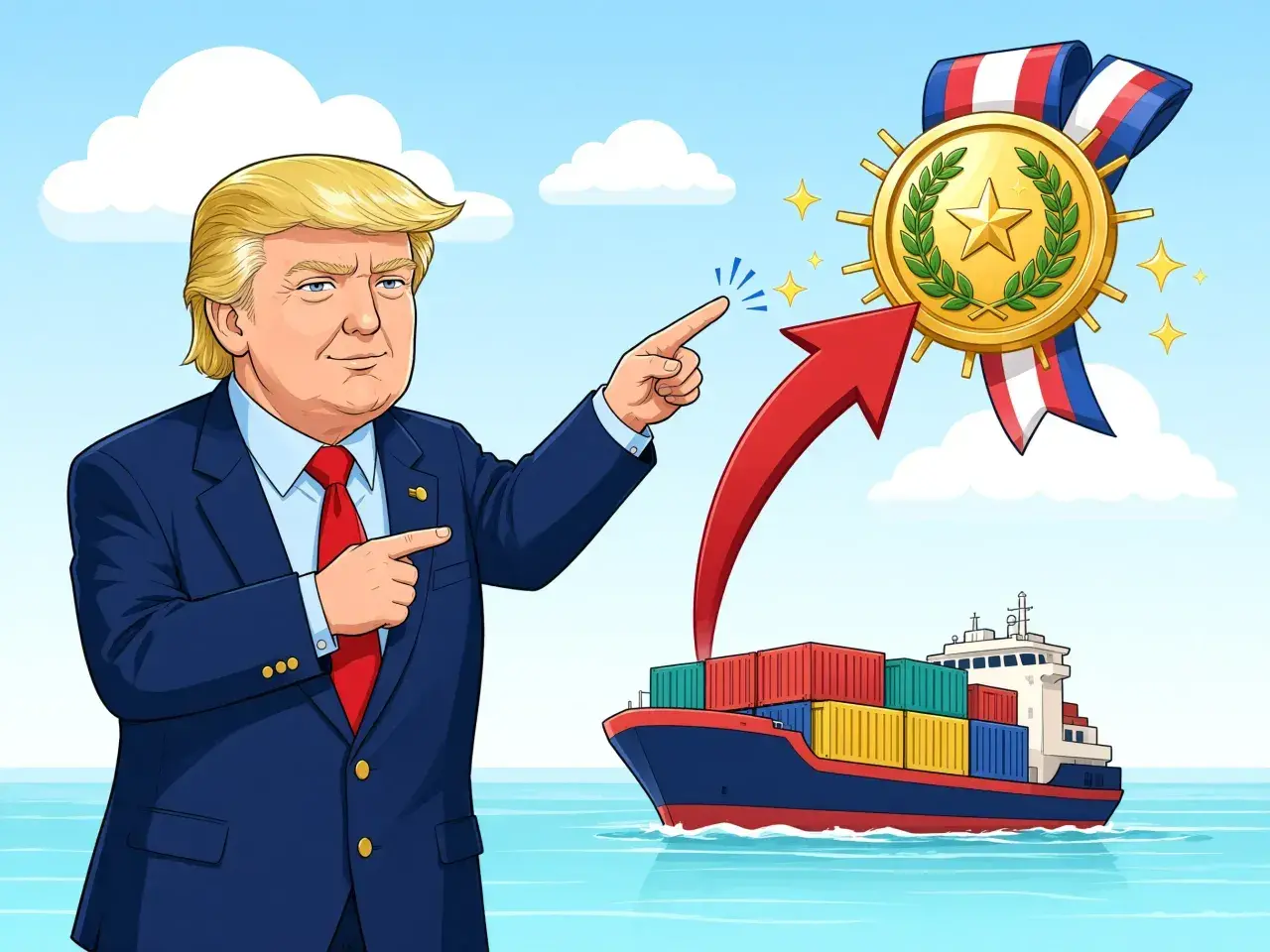 Trump Makes the Case That ‘Tariffs Made Peace’ Ahead of Nobel Announcement