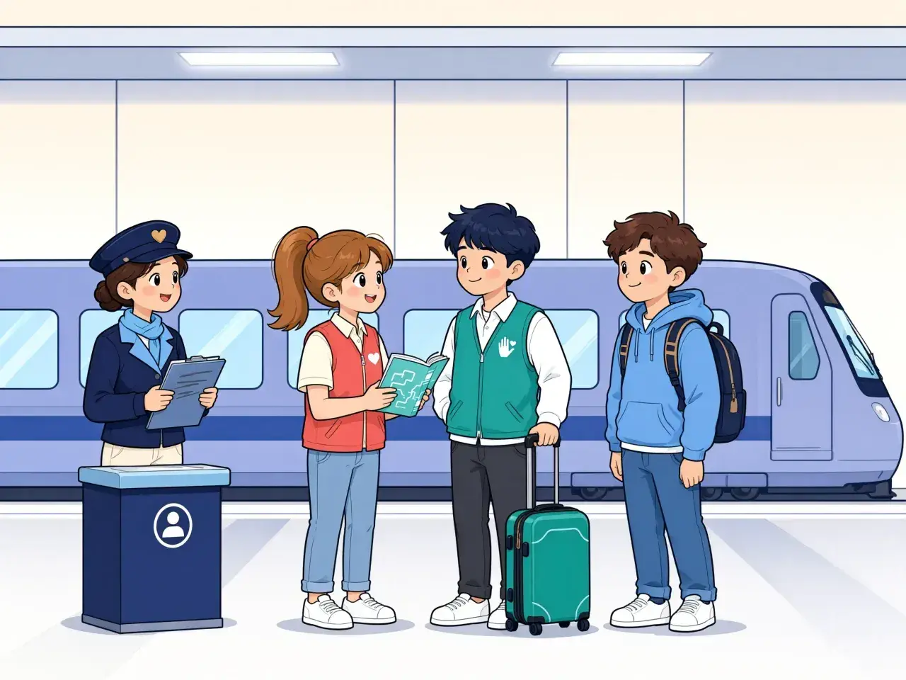 Foreign Residents to Help Guide Visitors at Busan Station as Pilot Program Begins