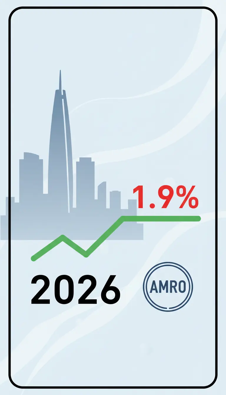 South Korea's 2026 Growth Forecast Maintained at 1.9% by AMRO