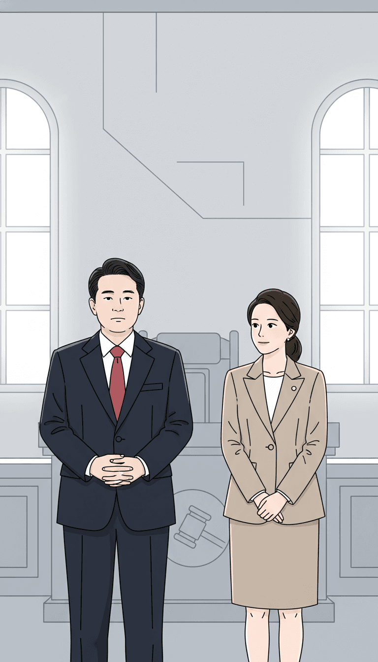 9 Months Apart: Former President Yoon and Wife Kim Keon Hee Reunited in Court